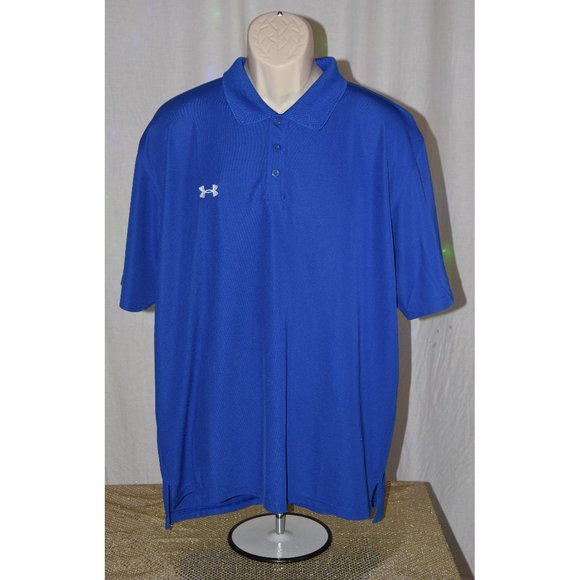 Under Armour Other - Under Armour Heatgear Blue Polo Size XL